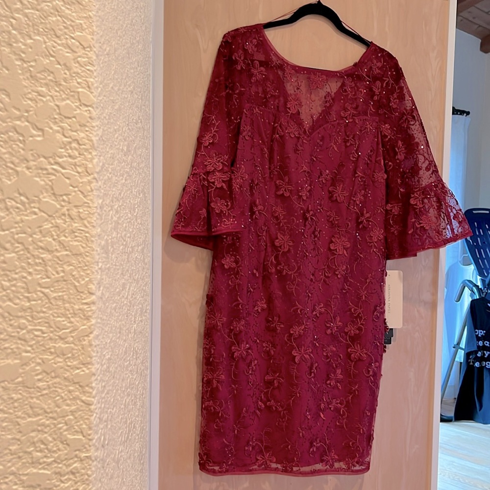 Brand new lace embellishment cocktail dress